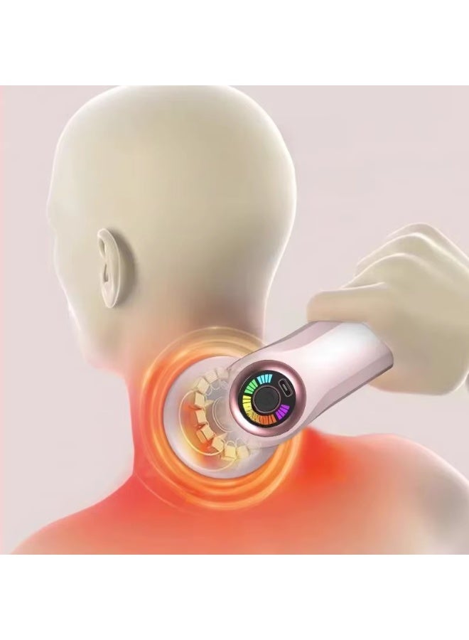 5-in-1 Multi-Head Massager – Body Massage Gun for Muscle Pain Relief and Body Relaxation – Multiple Speeds - Image 5